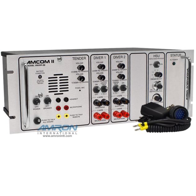 AMCOM II 2825R-02 Two-Diver Rack Mount Communicator with DSP3 Helium Speech Unscrambler - Image 10