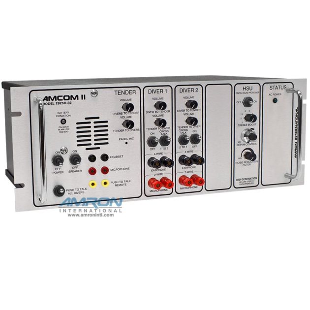 AMCOM II 2825R-02 Two-Diver Rack Mount Communicator with DSP3 Helium Speech Unscrambler - Image 9